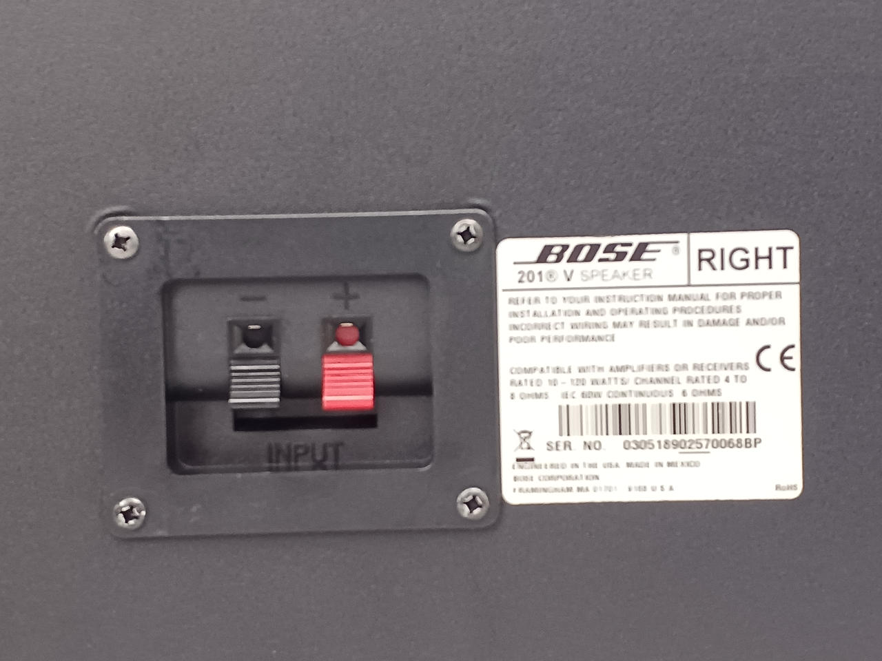 ✦BOSE ペアスピーカー ブラック シリアル連番 SSS-ISP✦ ボーズ(BOSE)|スピーカー(ペア)|HARDOFFオフモール（オフモ