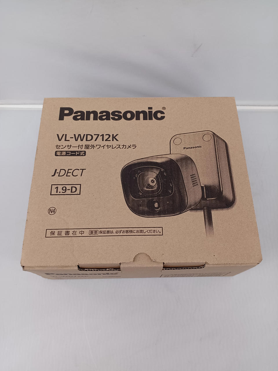 新品 箱入 未開封 Panasonic VL-WD712K 屋外ワイヤレスカメラ Panasonicの防犯カメラ【VL-WD712K】を自分で設置。ワイヤレスで