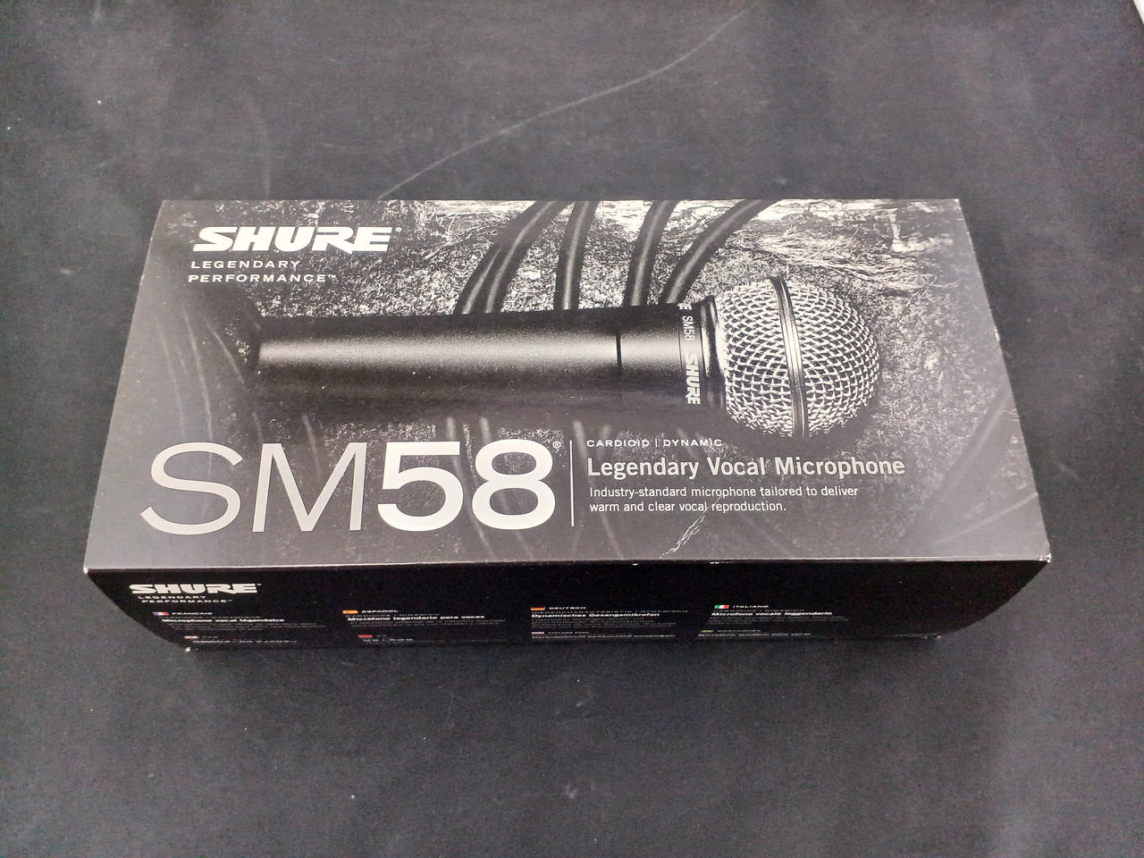 ダイナミックマイク SHURE SM58 箱あり シュアー(SHURE)|ダイナミックマイク|HARDOFFオフモール（オフモ