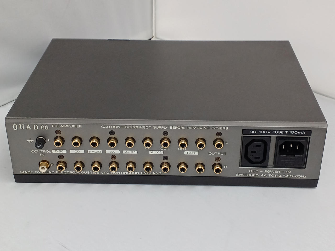 QUAD66    プリアンプ Yahoo!オークション - 【QUAD66プリアンプ&CDプレーヤー】取説・元箱付