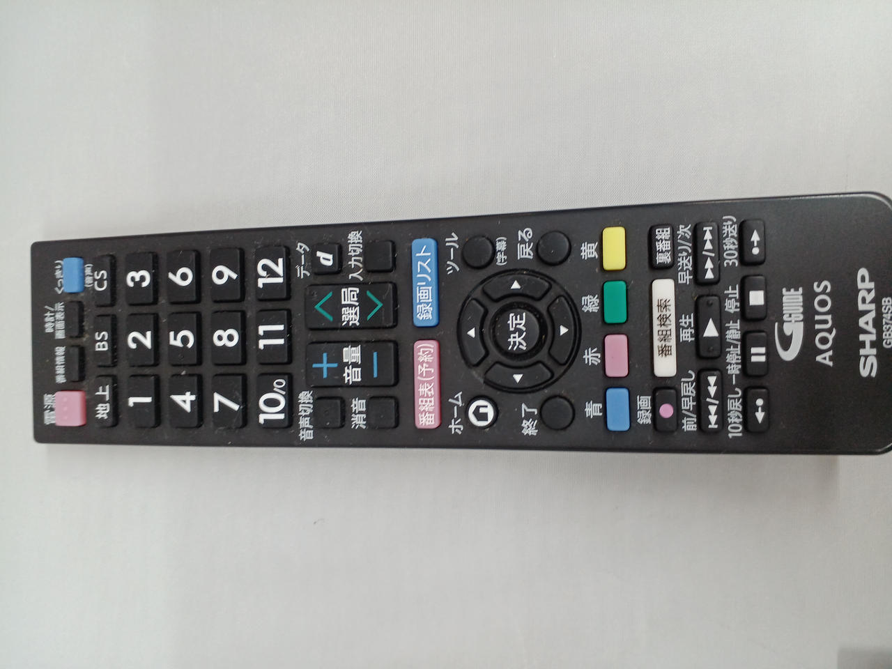 リモコン使用感あり。