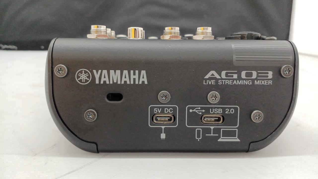 YAMAHA AG03 アナログミキサー　美品 ヤマハ YAMAHA AG03 MK2 W 3チャンネル ライブストリーミングミキサー