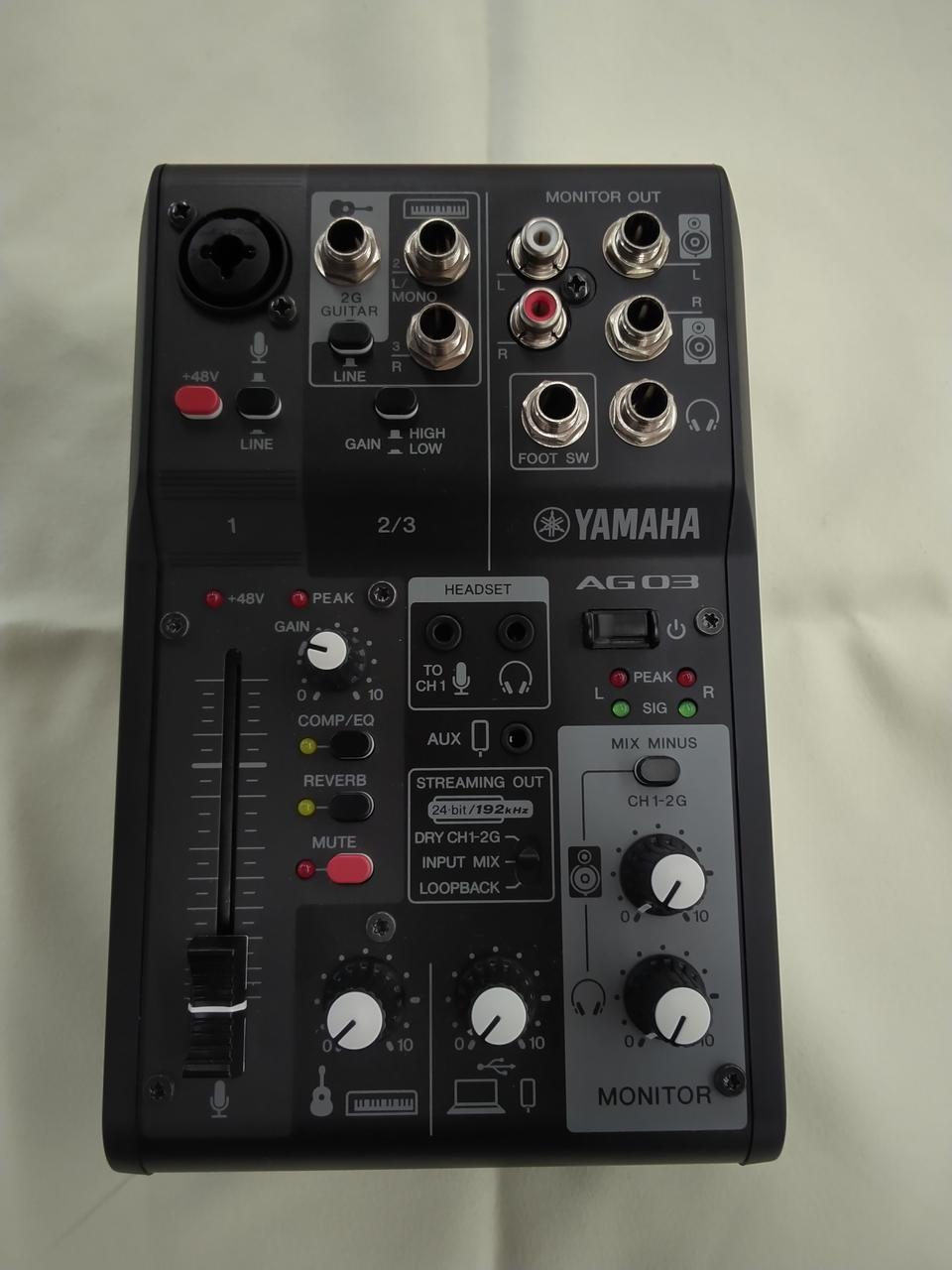 【美品】YAMAHA AG03 MK2ライブストリーミングミキサー【KPHS様】 ヤマハ | AG03MK2 - AG Series - 概要
