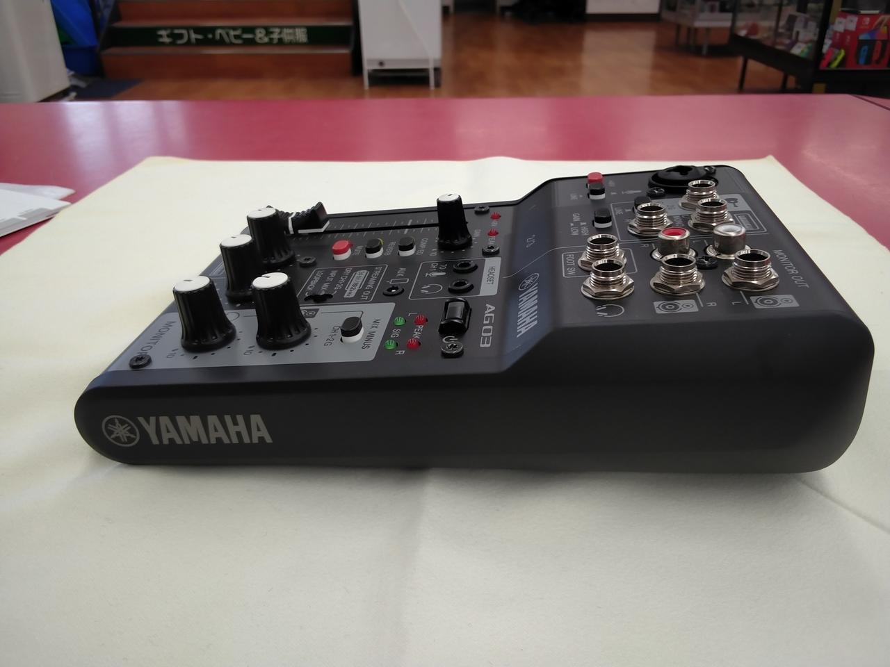 ✨美品✨ YAMAHA AG03 MK2 ライブストリーミングミキサー　7843 Amazon.co.jp: ヤマハ(YAMAHA) ライブストリーミングミキサー 3