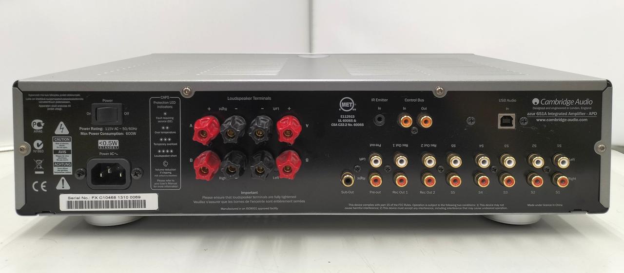 【難アリ】Cambridge Audio AZUR 651A プリメインアンプ ケンブリッジオーディオ(CAMBRIDGE AUDIO)|プリメインアンプ