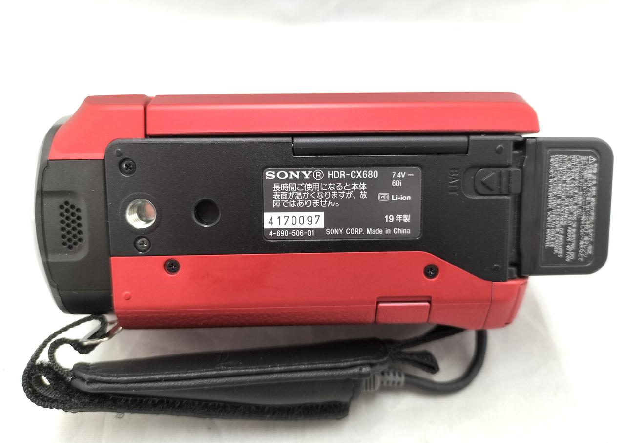 SONY HDR-CX680 23年製　欠品有り Sony Video Camera 2.29 MP (16:9) Handycam HDR-CX680 W White