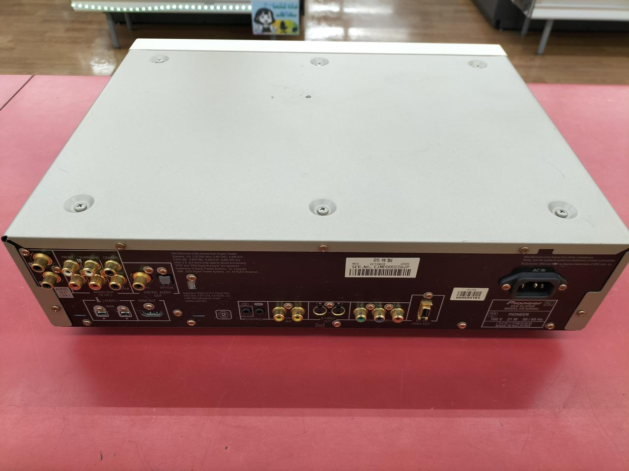 ☆美品　DV-AX5AVi パイオニア　DVDプレーヤー パイオニア(PIONEER)|ユニバーサルプレーヤー|HARDOFFオフモール