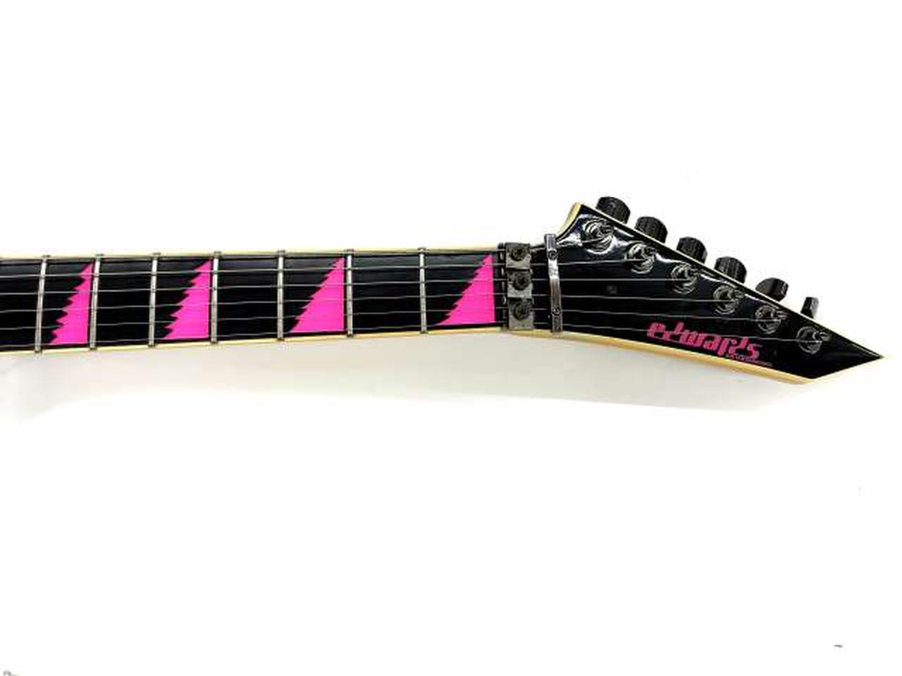 【最終値下げ！】Edwards Alexi V エレキギター EDWARDS(エドワーズ) E-ALEXI PINK SAWTOOTH : ミュージック