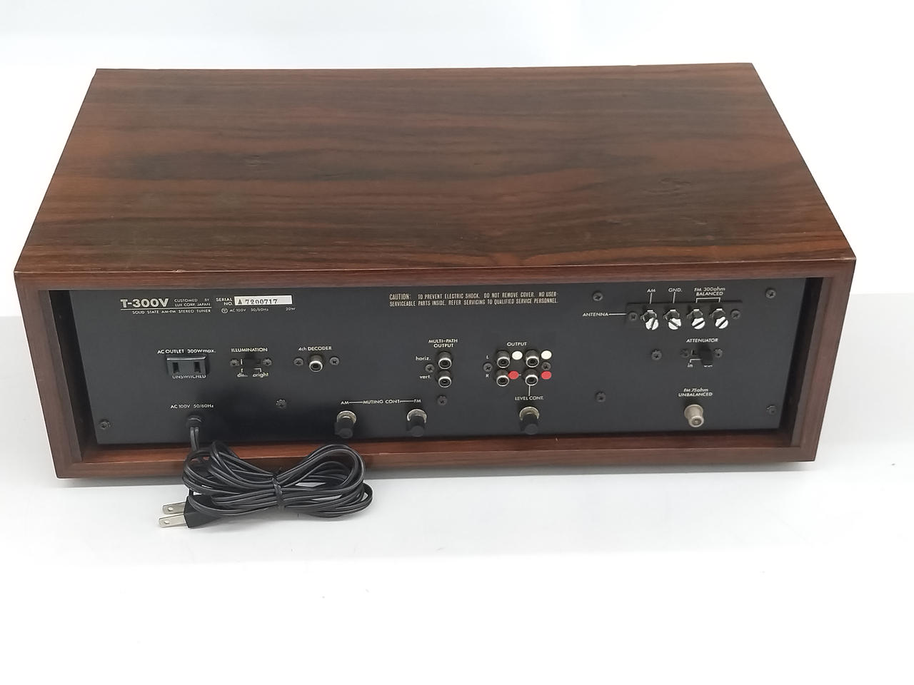 ラックスマン　FM/AMチューナー　WL313 LUXMAN WL313の仕様 ラックスマン