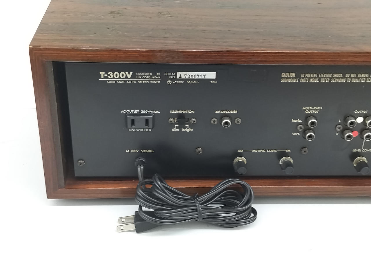 ラックスマン　FM/AMチューナー　WL313 LUXMAN WL313の仕様 ラックスマン