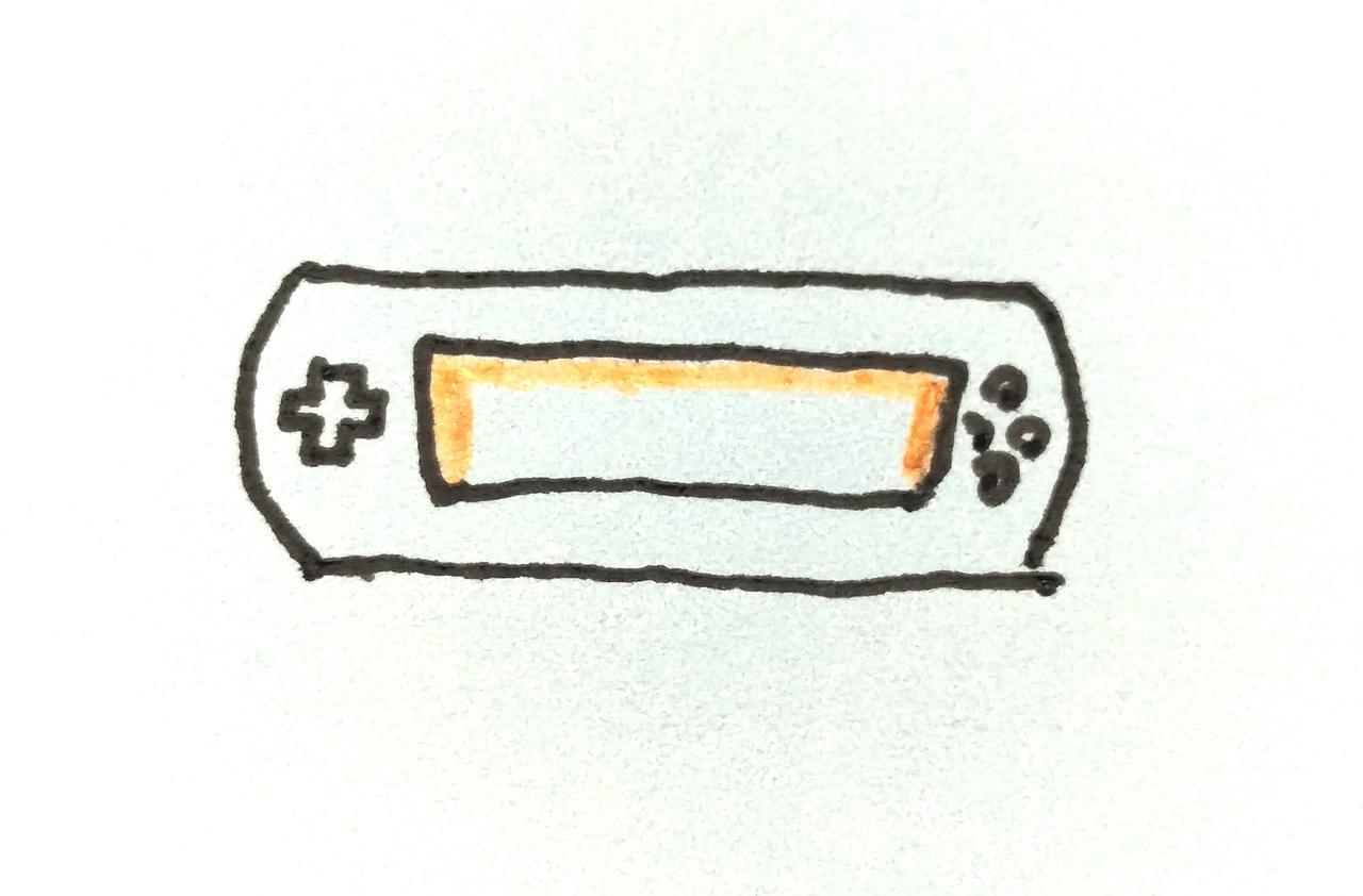 ※画面焼けイメージ