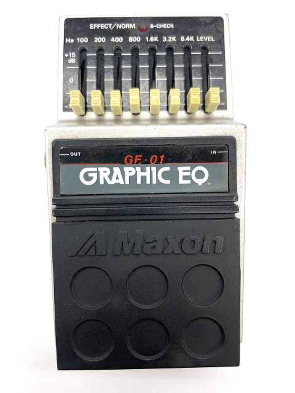 Maxon GE-01 グラフィックイコライザー Maxon GRAPHIC EQ GE-01 - Pure Tone Mod - : ソリッド