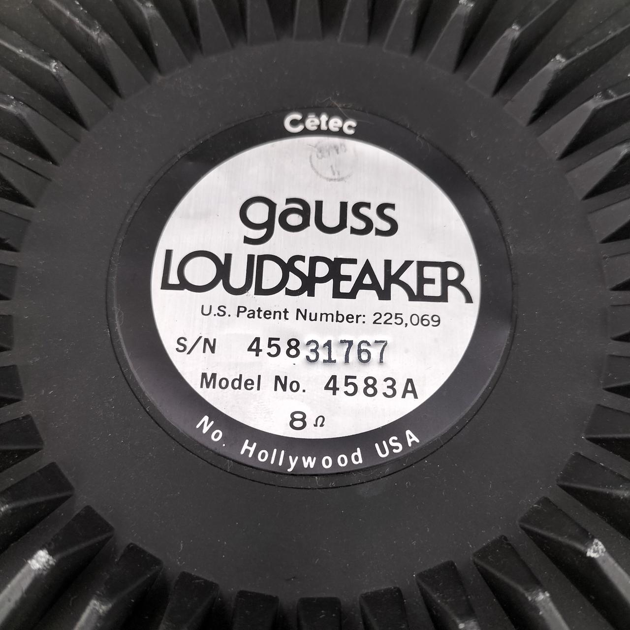 ガウス　gauss ウーファー　3164B 25cm 16Ω GAUSS|GAUSS/OPTONICA（SHARP）|HARDOFFオフモール（オフモ