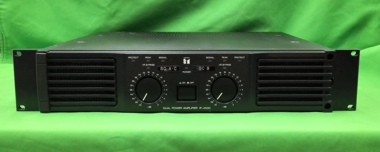 TOA IP-450D パワーアンプ 音出し確認済み ケーブル付き TOA IP-450D パワーアンプ 音出し確認済み ケーブル付き