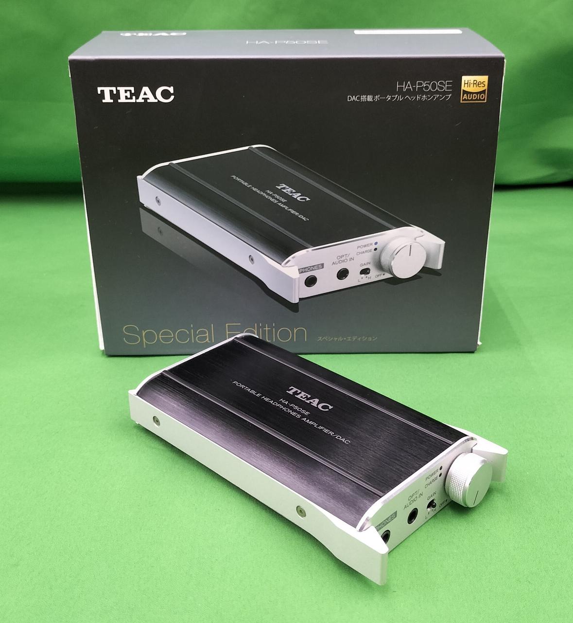 市場】【中古】ティアック DAC搭載ポータブルヘッドホンアンプ (レッド