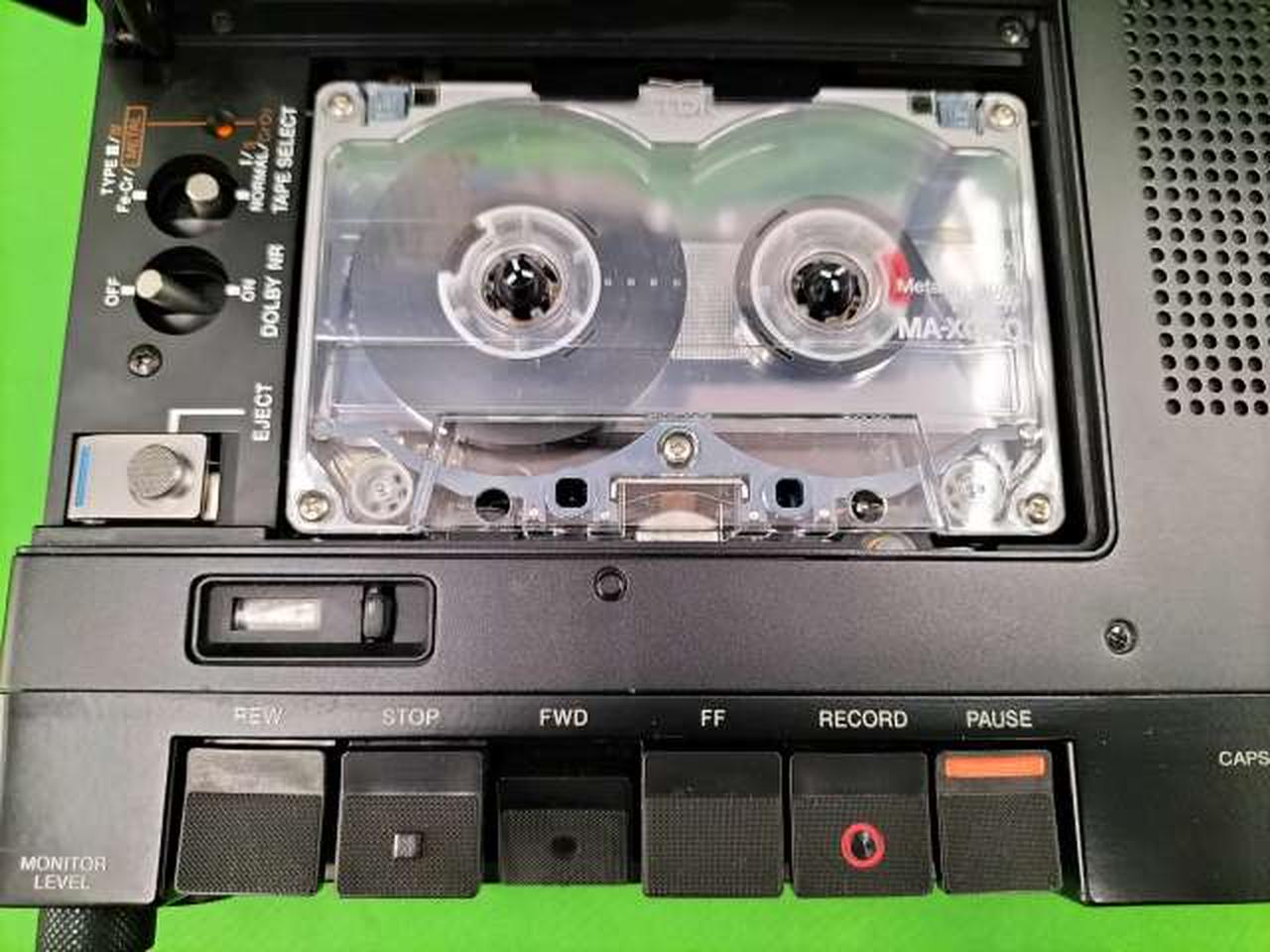 メタルテープで走行、静かです！