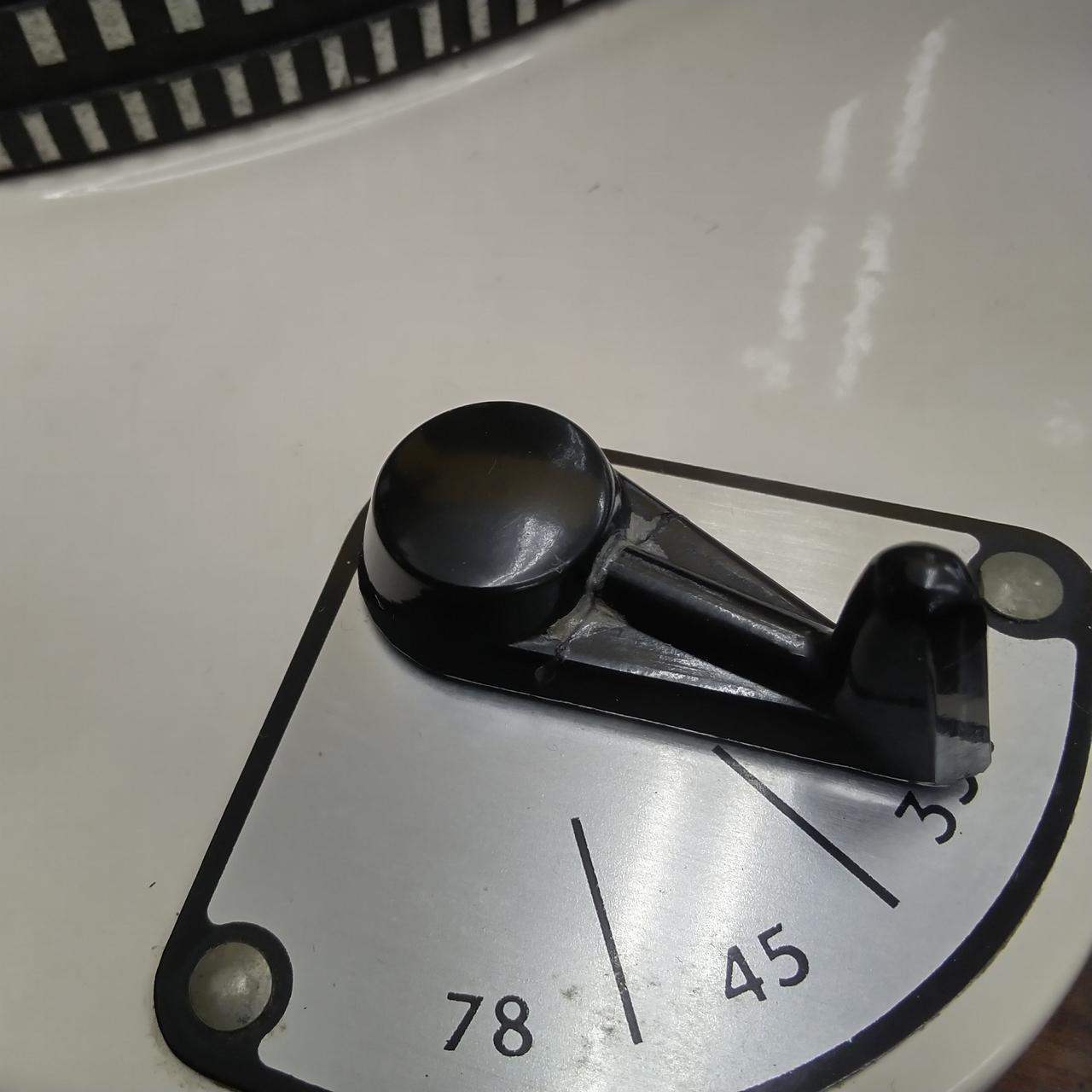 スイッチ部の破損補修あり