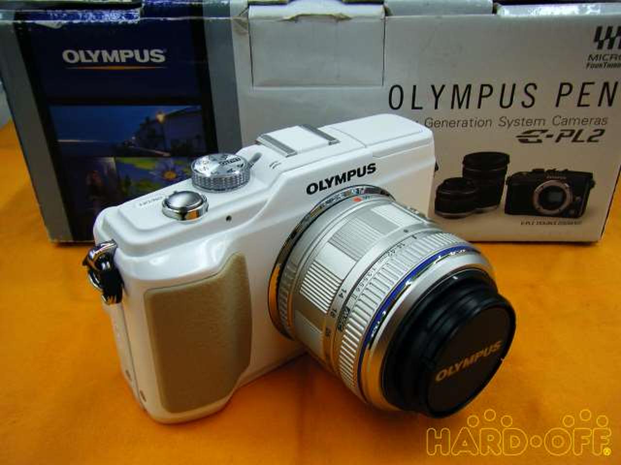 現品限り一斉値下げ! 【ジャンク品】OLYMPUS E−PL1S 白 純正革ベルト 定番公式通販 ミラーレス OLYMPUS 最終値下げ 一眼 カメラ 白 フィルムカメラ