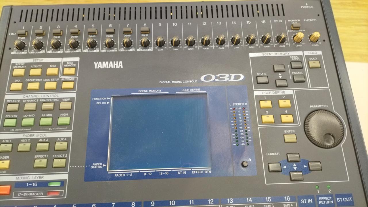 YAMAHA O3D デジタルミキサー YAMAHA ◇YAMAHA/ヤマハ O3D デジタルミキシングコンソール
