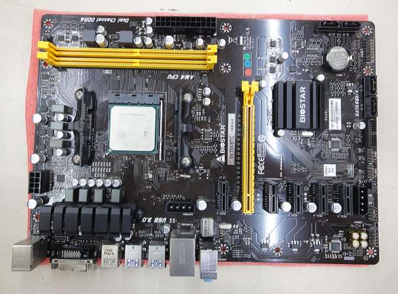 BIOSTAR AM4 TB350-BTCとCPU他マイニングセット Biostar Amd Mining Board Biostar Tb360  Btc