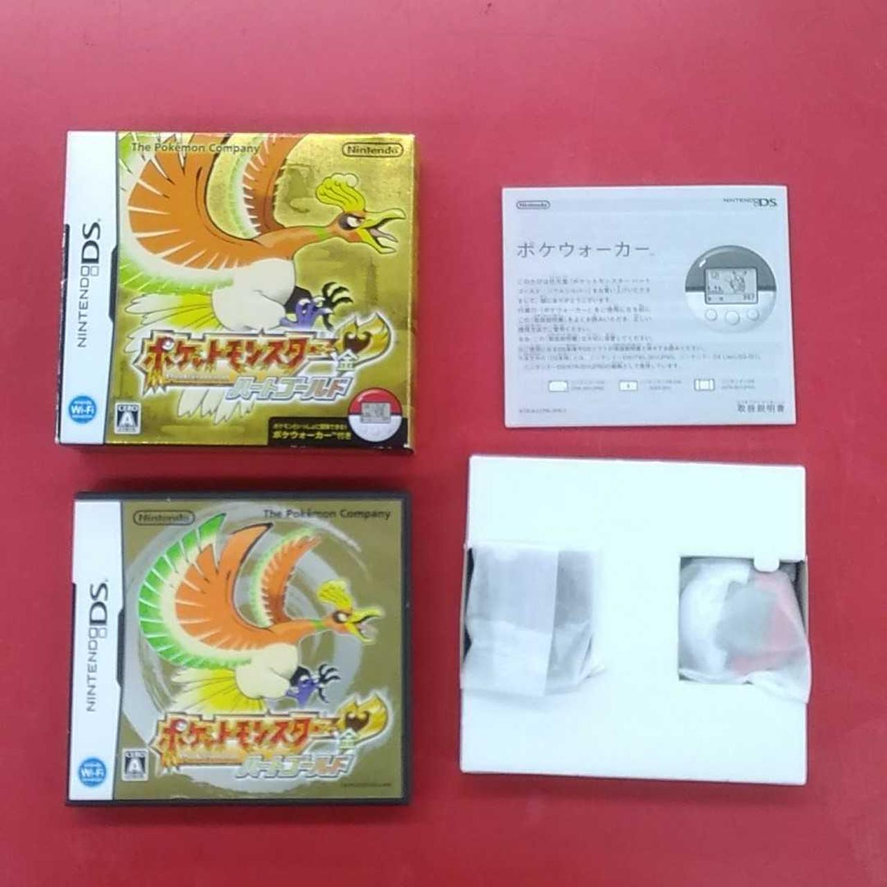 任天堂DS ソフト ポケットモンスターハートゴールド ポケウォーカー未使用 未使用ポケウォーカー付き】ポケットモンスター ハートゴールド