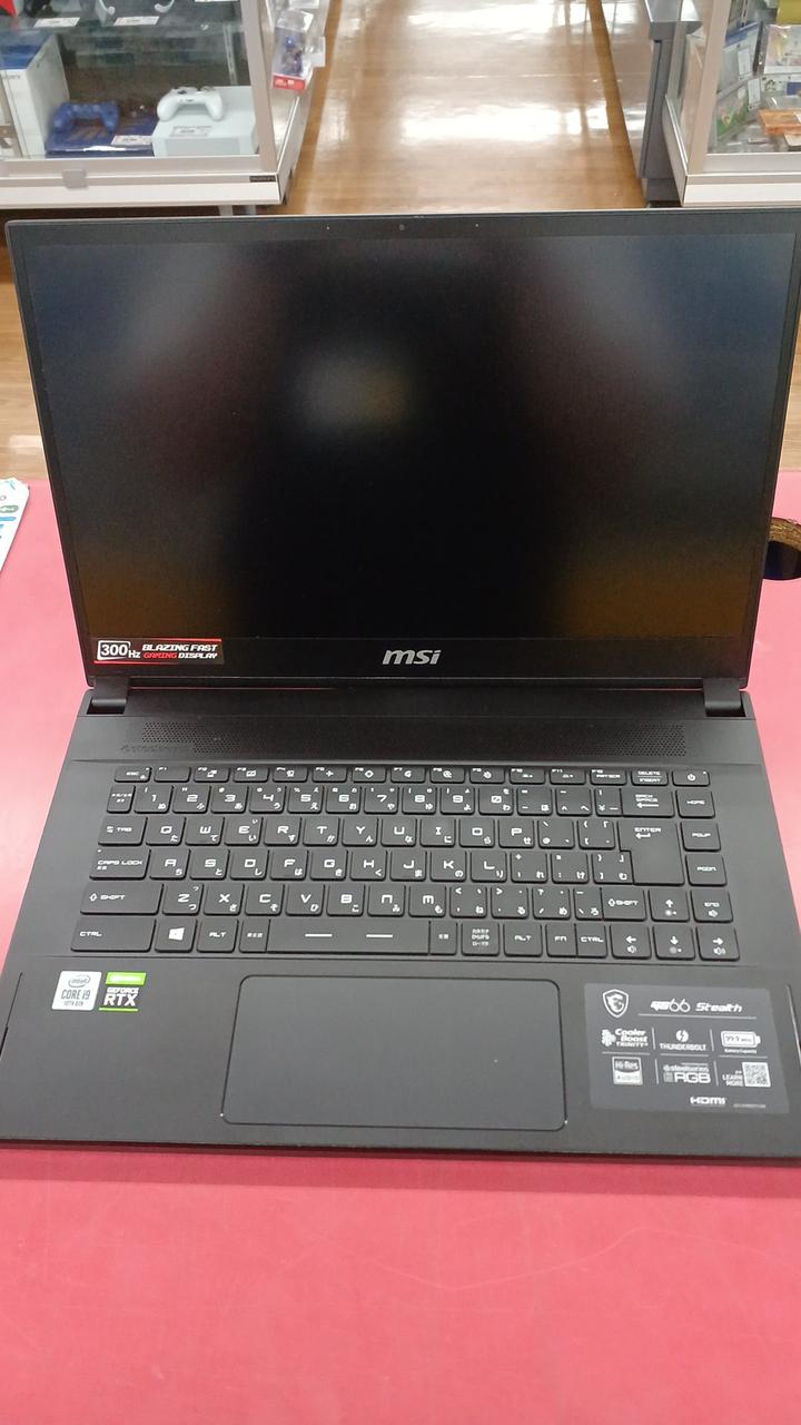 【美品】MSI ゲーミングノートPC【使用半年】 MSI MSI ゲーミングノート Thin 15 B2RV Thin-15-B2RVE-6959JP