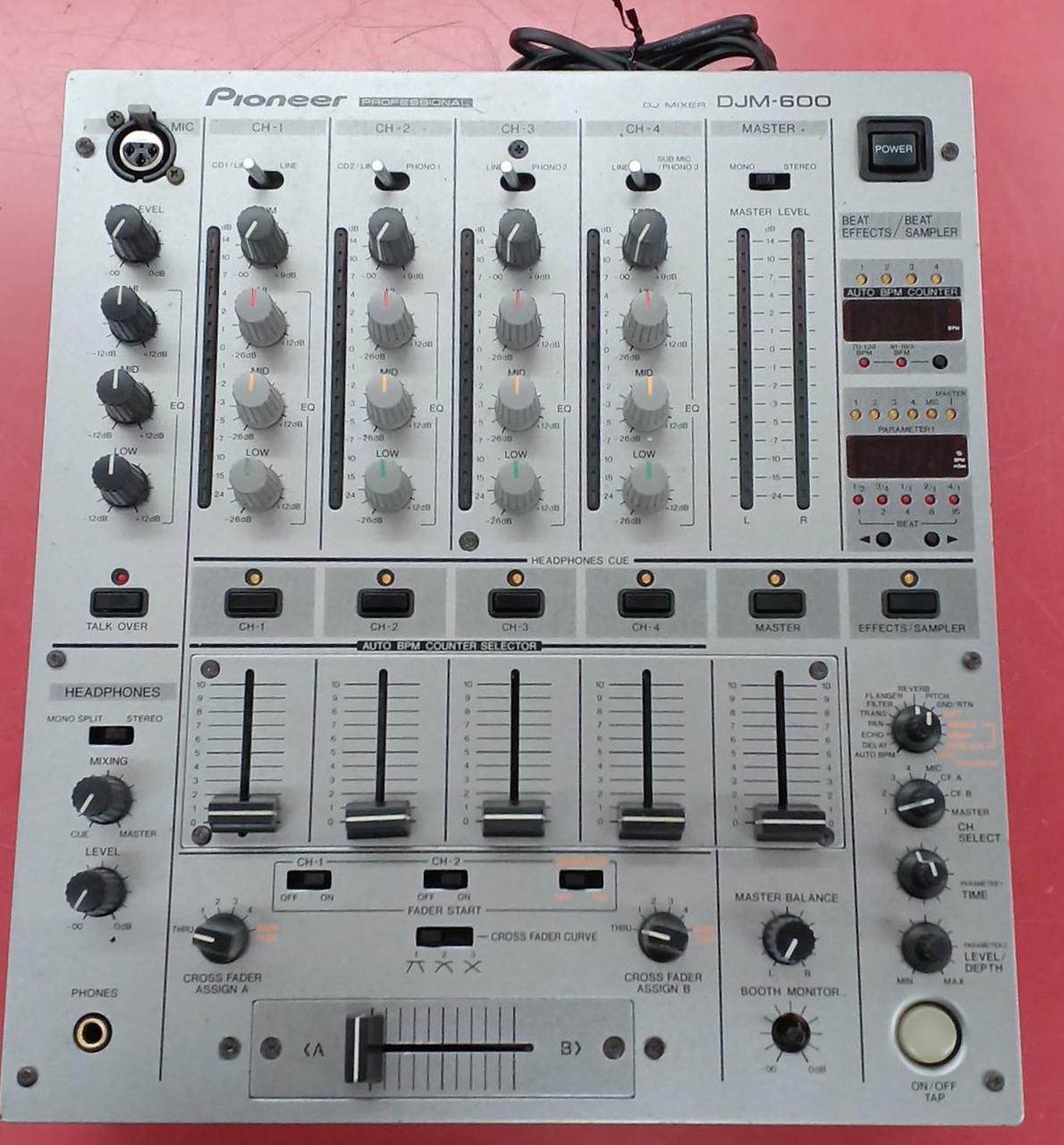 【現状品】パイオニア　DJM-600 DJミキサー ディスコ／クラブ DJ用ミキサー「DJM−600」新発売 | 報道資料
