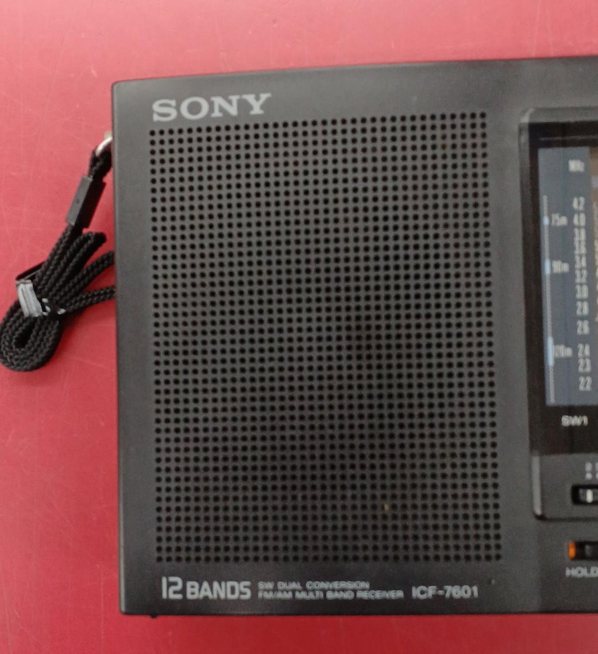 SONY ラジオ　ICF-7601  動作品 SONY ICF➖7601高性能ポータブル受信機 FM MW
