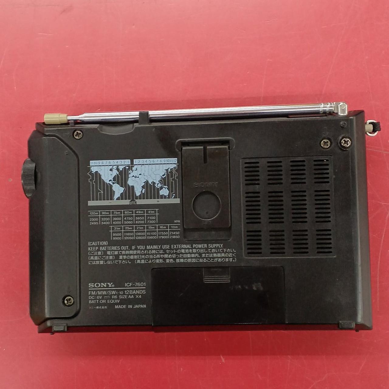 SONY ラジオ　ICF-7601  動作品です SONY ICF-7601 AM/FM/SW 12 Band Transistor Radio | eBay