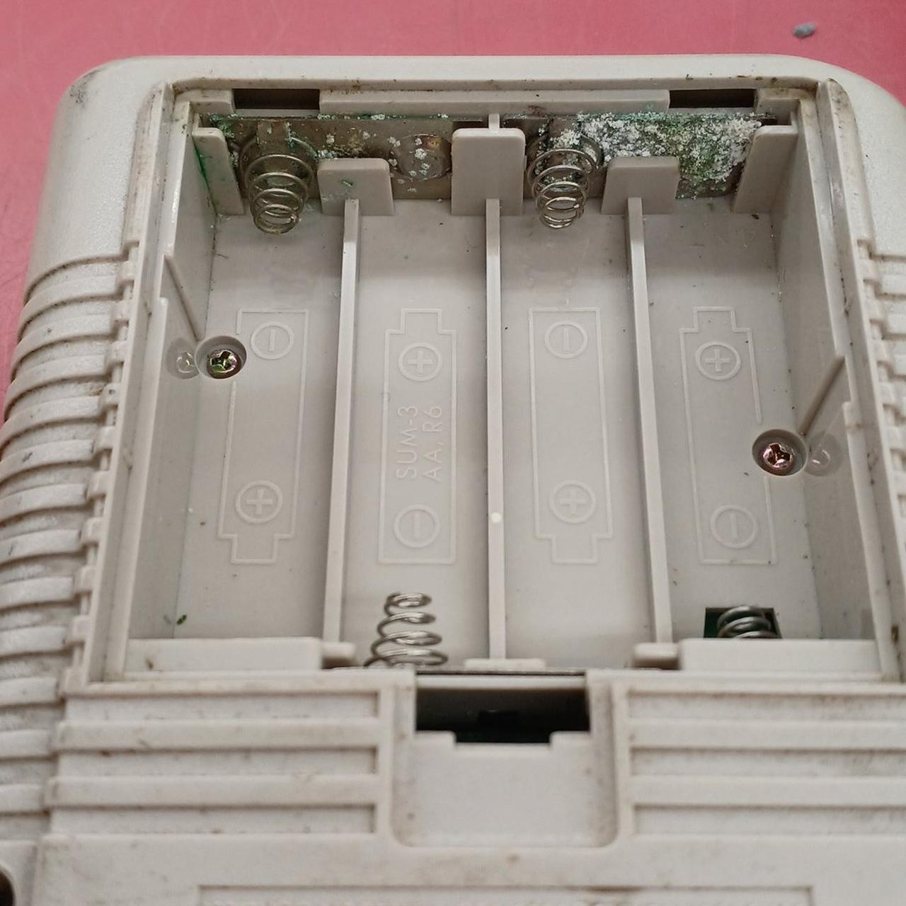 腐食してます。