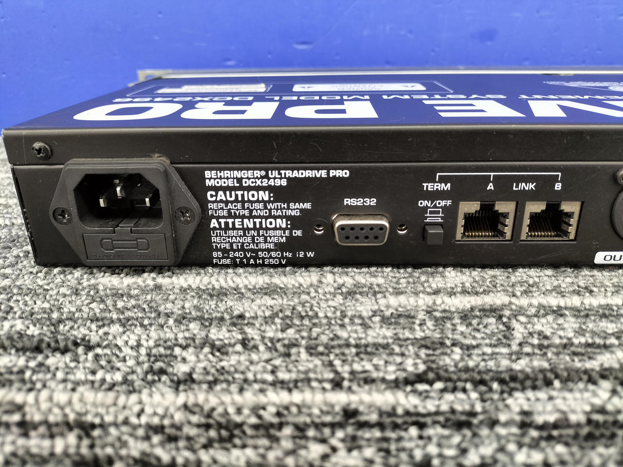 ベリンガー BEHRINGER DCX2496 フルデジタルチャンネルデバイダ 【公式