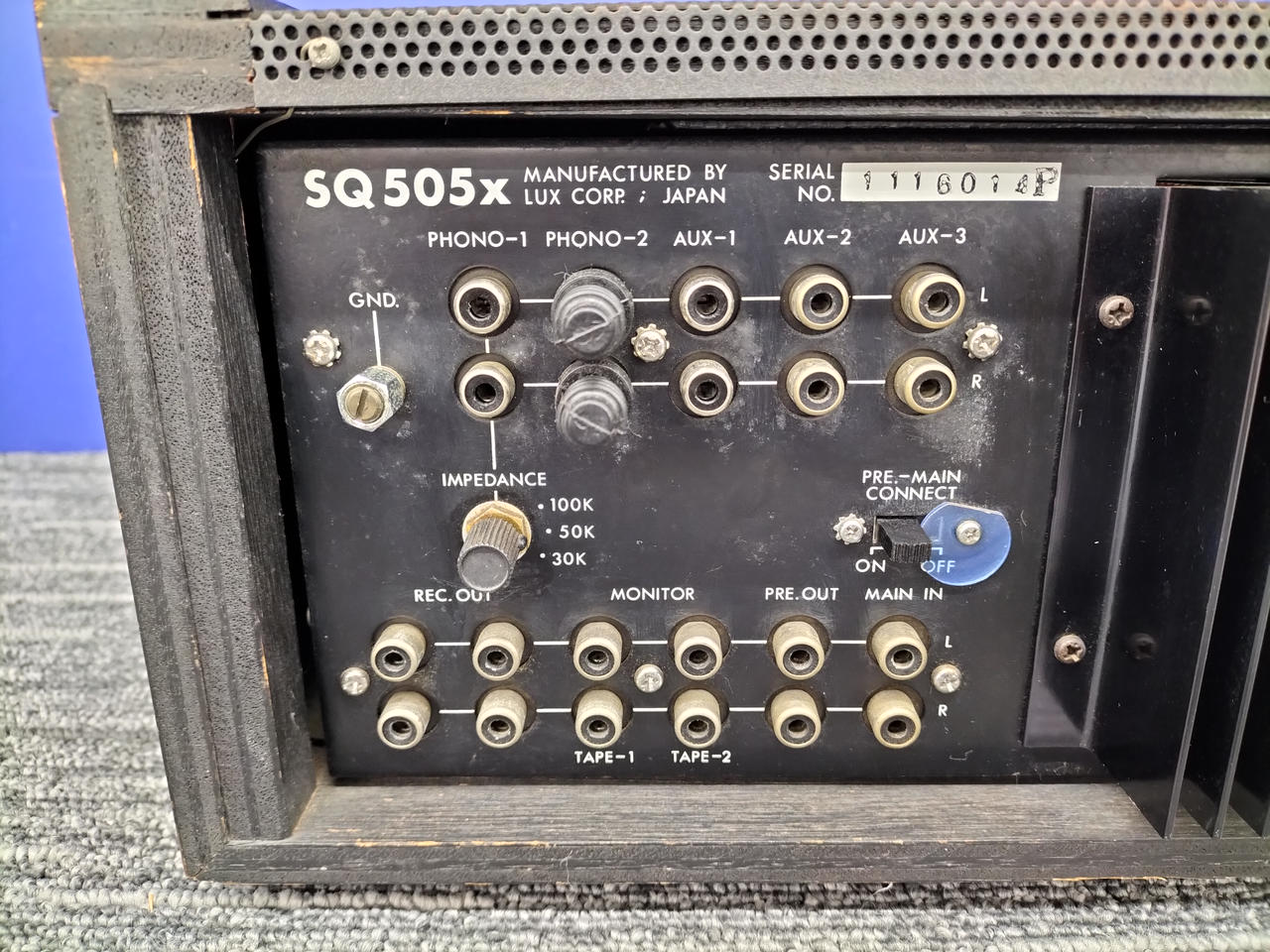 ジャンク品　LUXMAN 505X ジャンク】LUXMAN SQ505X プリメインアンプ ラックスマン