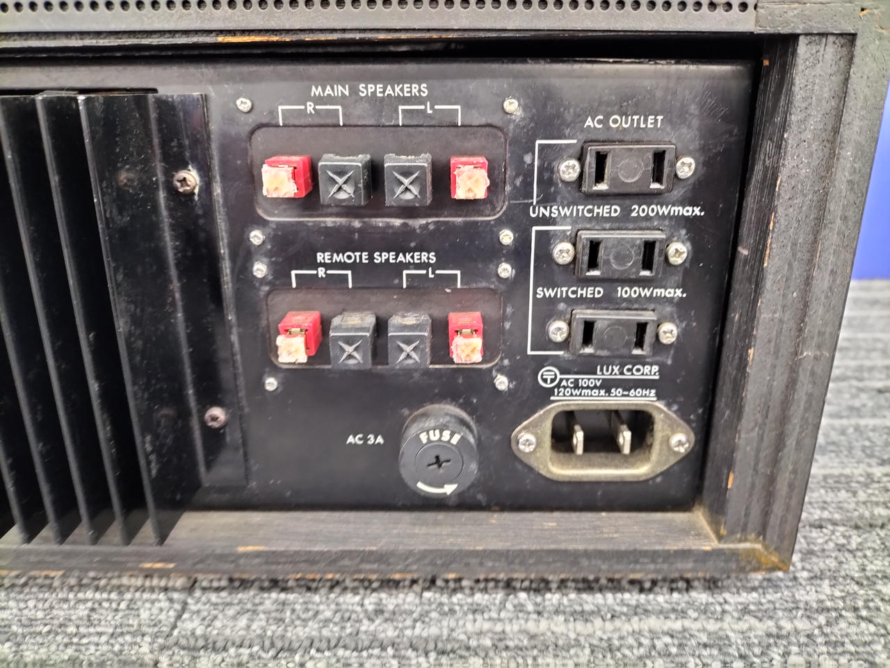 ジャンク品　LUXMAN 505X Yahoo!オークション -「luxman 505x」の落札相場・落札価格