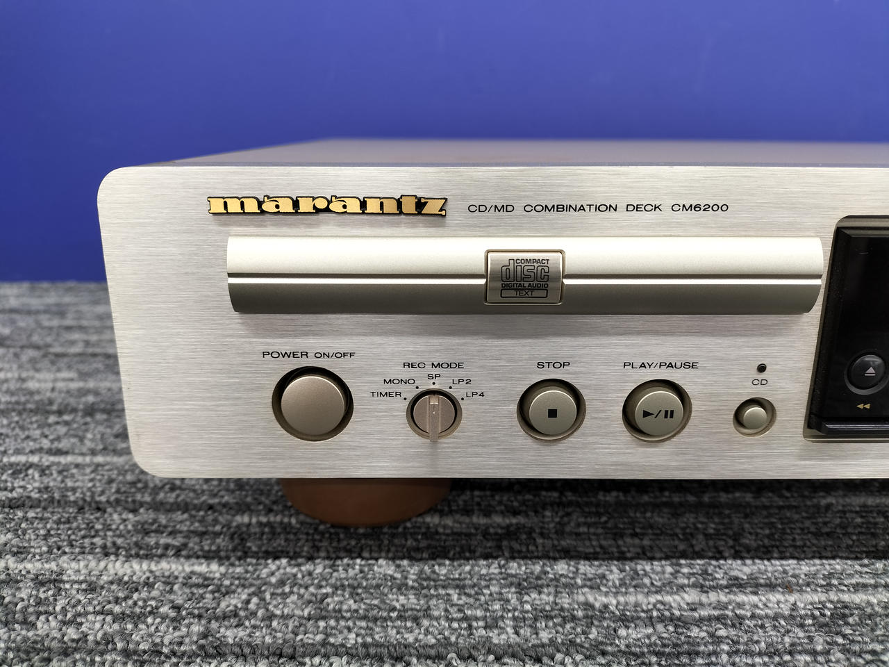marantz マランツ CD MDプレーヤー CM6200 CD MD再生もトレイ難あり
