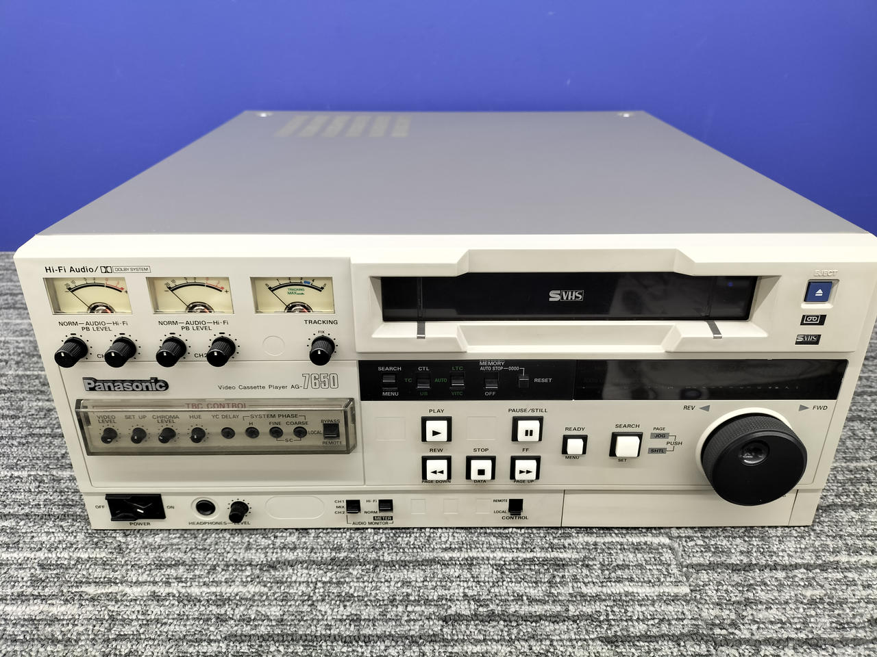 Panasonic　SVHS編集機AG-7650中古品の出品です。 Panasonic SVHS編集機AG-7650中古品の出品です。 Panasonic AG