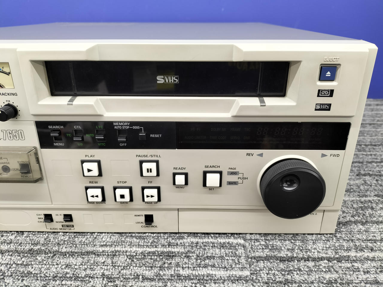Panasonic　SVHS編集機AG-7650中古品の出品です。 Panasonic SVHS編集機AG-7650中古品の出品です。 Panasonic AG