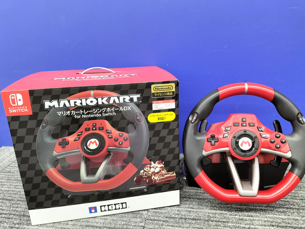 マリオカートレーシングホイールＤX HORI NSW-228 ホリストア｜ マリオカートレーシングホイール DX for Nintendo