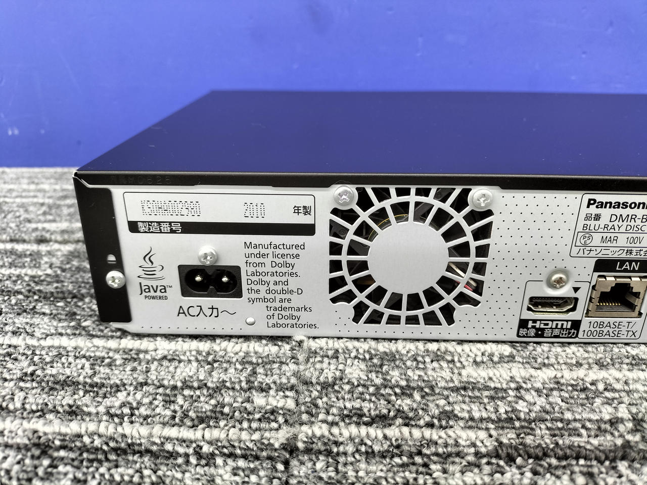 Panasonic DMR-BW680 Blu-rayレコーダー 500GB Panasonic 500GB 2チューナー ブルーレイレコーダー ブラック