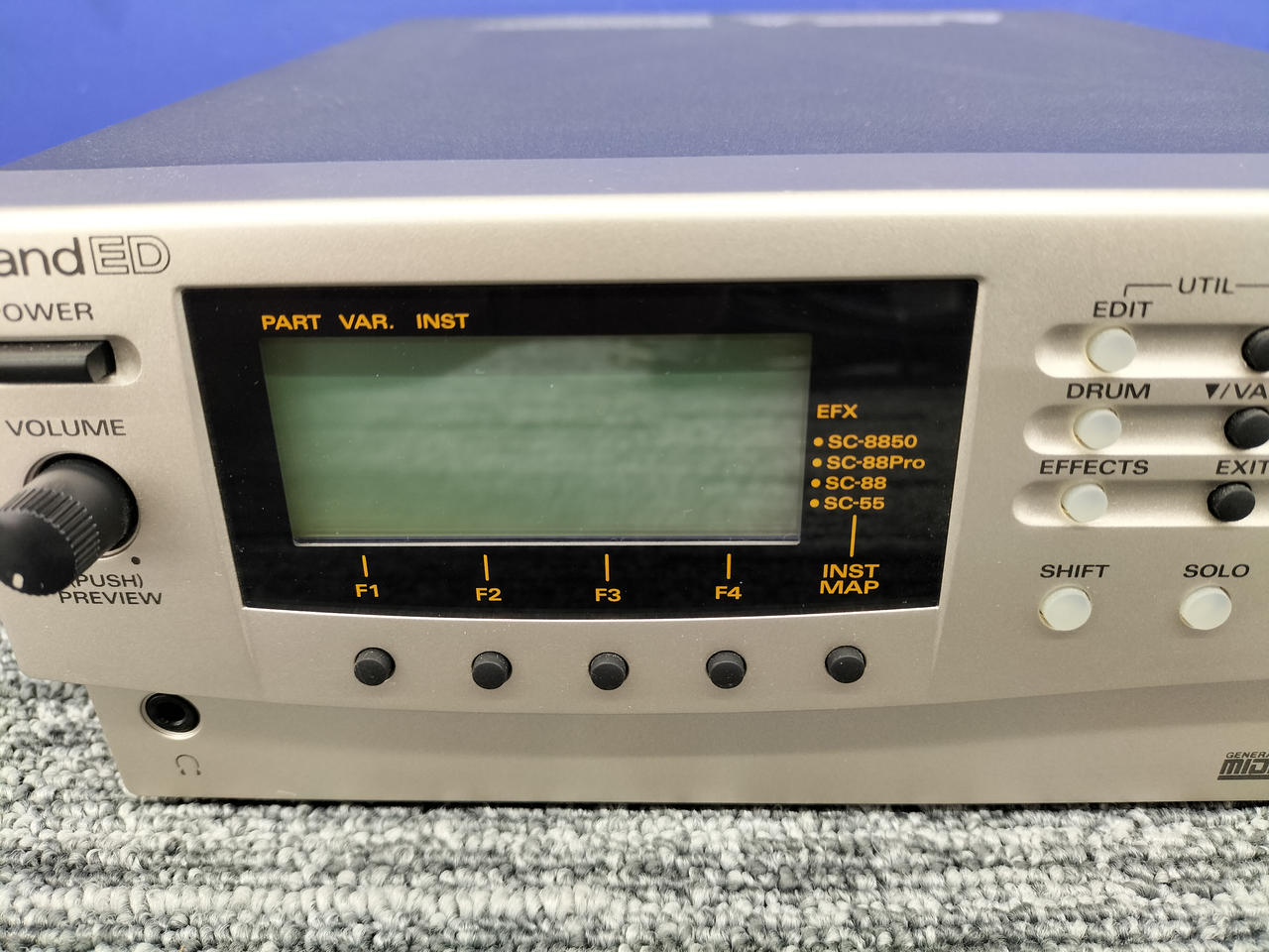 ローランド SOUND CONVAS SC-8850 音源モジュール 通電確認済 Roland SOUND Canvas SC-8850 音源モジュール（Roland ED SC