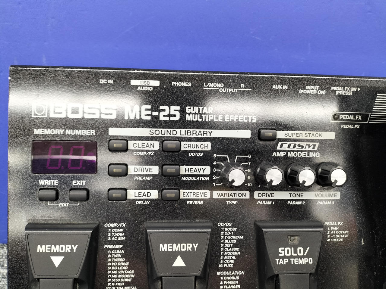 BOSS ME-25 マルチエフェクター　本体のみ 中古】 ギター用マルチエフェクター BOSS ME-25 ボス マルチ