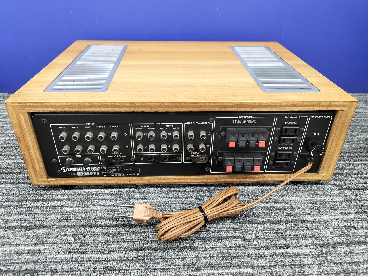 YAMAHA　CA-800Ⅱ プリメインアンプ　オーバーホールチューンナップ済み YAMAHA CA-800Ⅱ プリメインアンプ オーバーホール