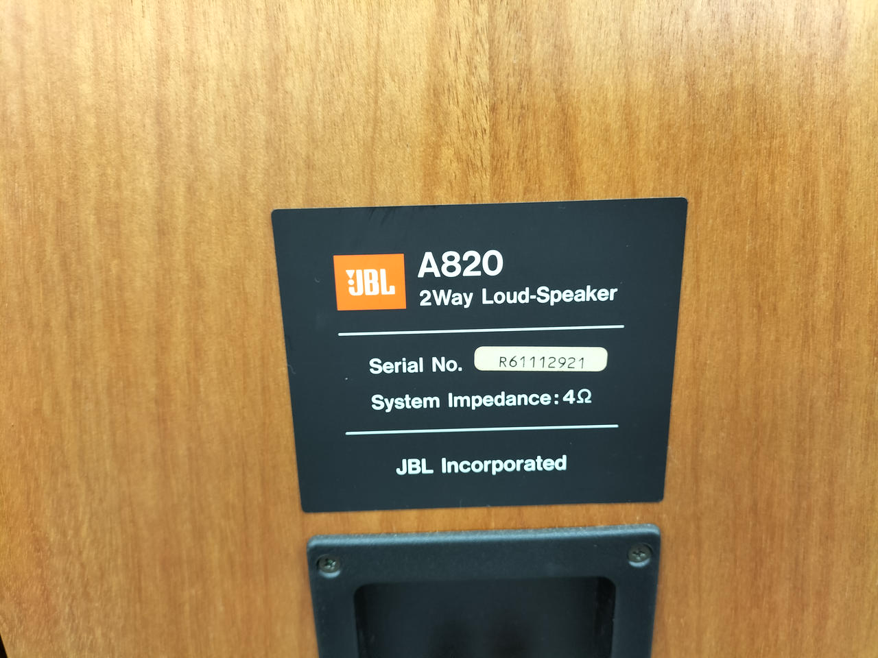 ◆大感謝祭!! JBL J820M スピーカー ペア m0s8084 ジェービーエル(JBL)|【指定業者にてエッジ交換済み】スピーカー