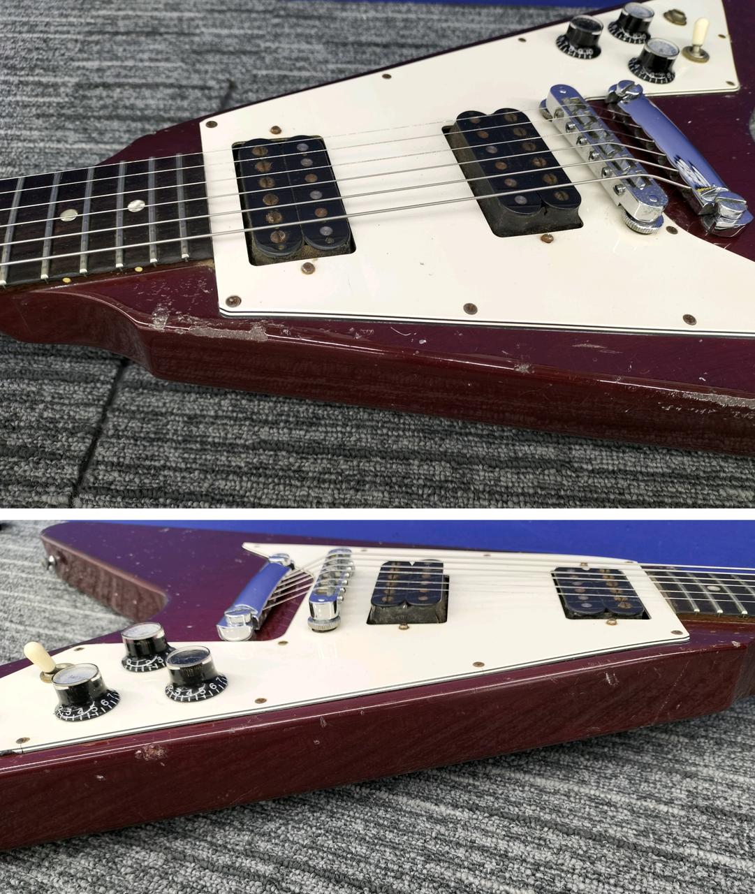 OTP様　14000円　gibson70sエレキギターホットノブセット GibsonES-347 Cherry Sunburst -1982Vintage!!【ご委託品