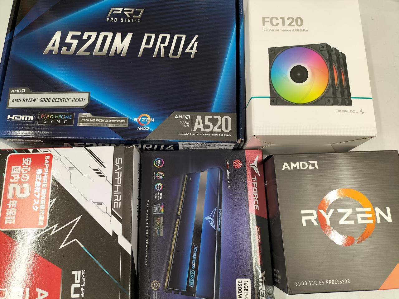 ライゼン5 思いがけなかっ 5500 ライゼンRX6600 ゲーミングPC