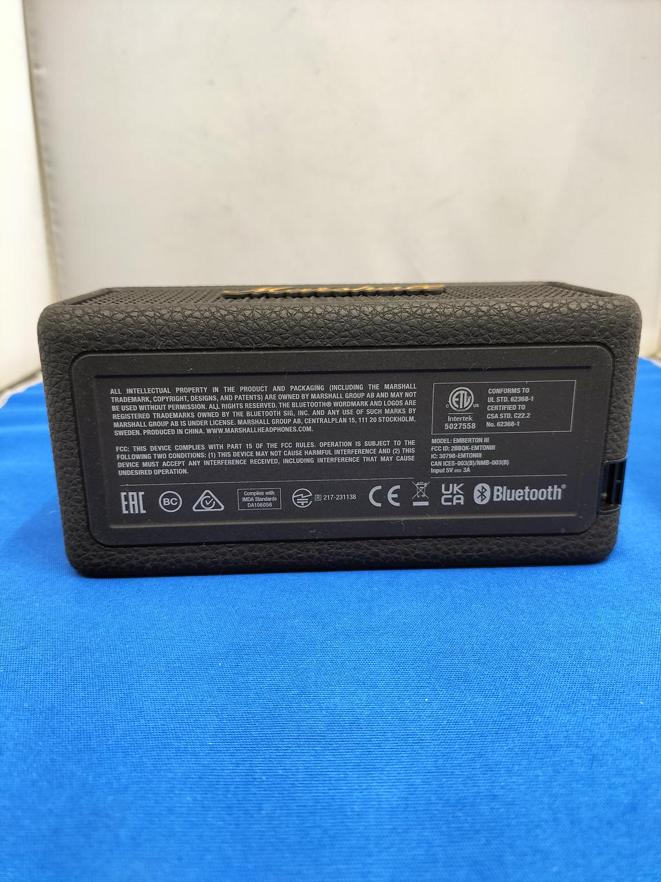 【ジャンク】Marshall ワイヤレススピーカー MARSHALL|ワイヤレススピーカー|【ハードオフ公式通販】オフモール
