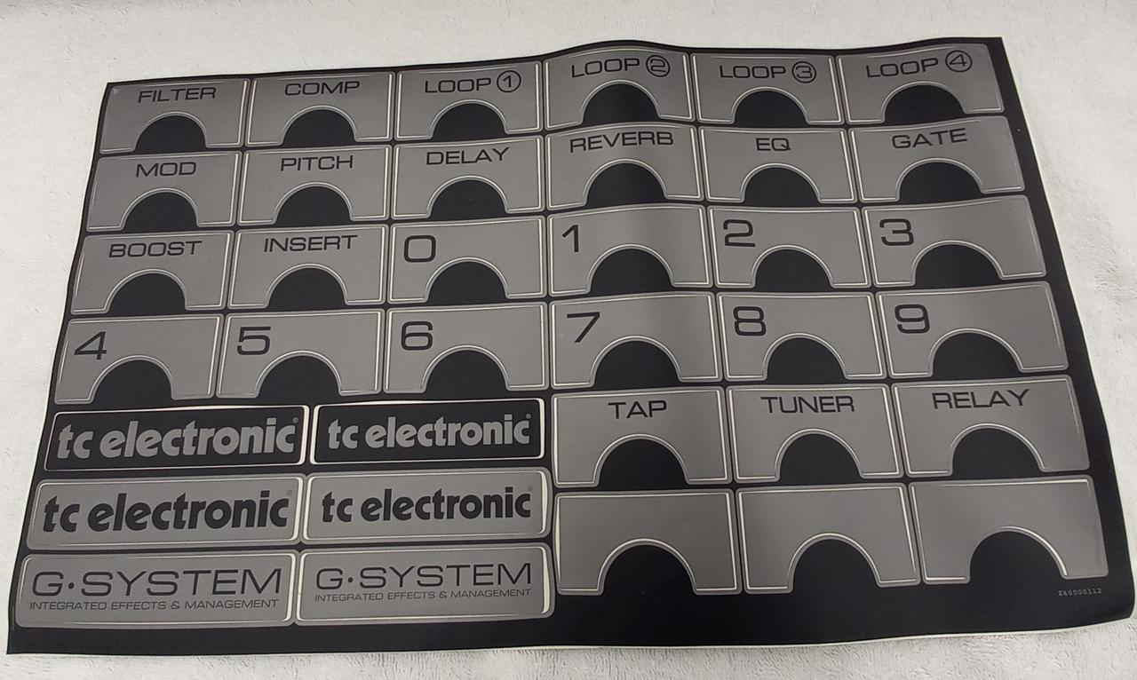 フットスイッチに貼るシール