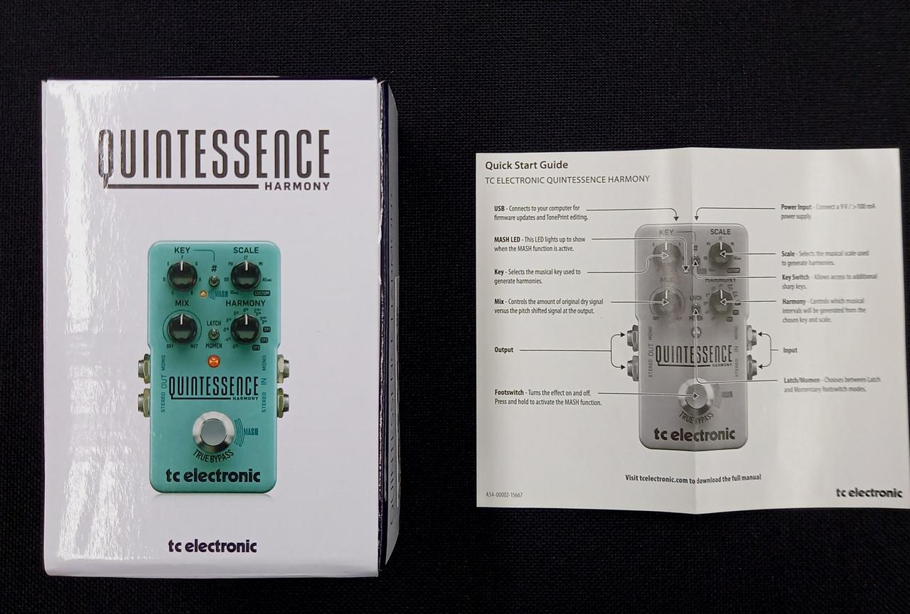 付属品は箱とクイックスタートガイド