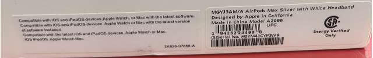 型番　シリアル