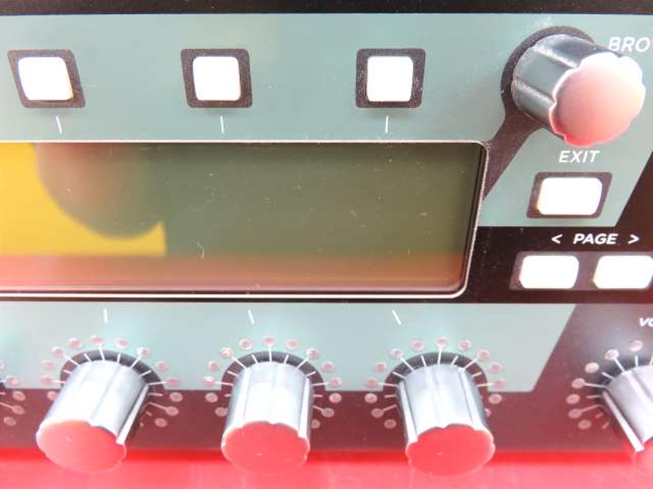 画面内部にホコリあり