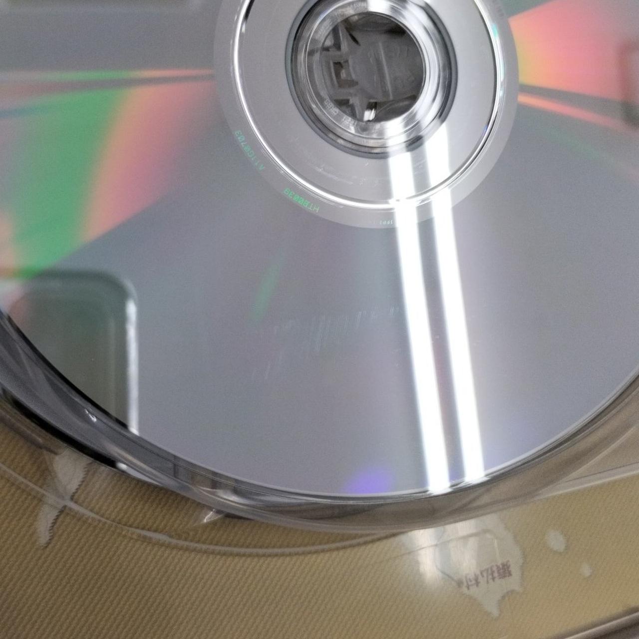 ディスクにキズあります